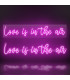 Cartel Neón Love is in the Air